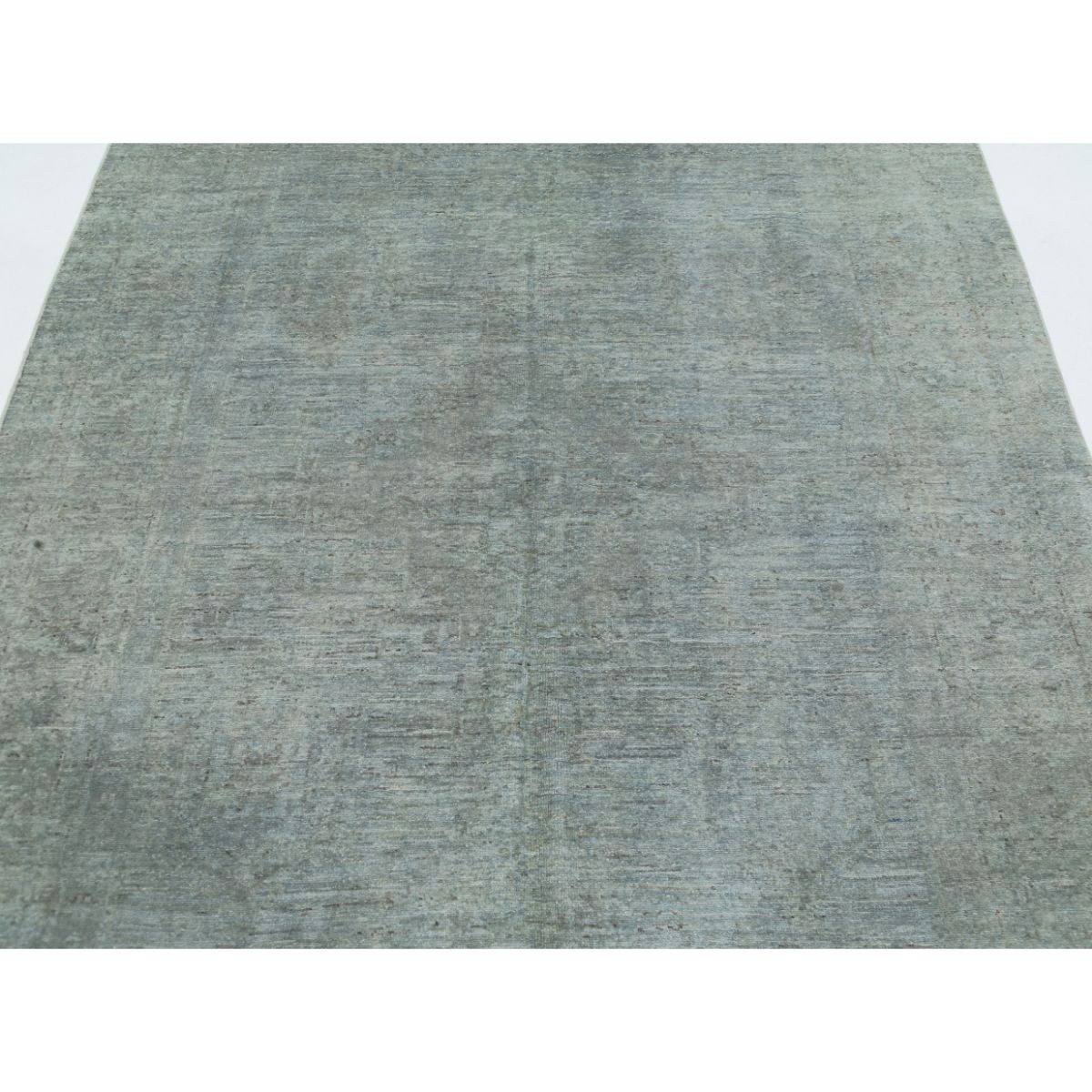 Overdye 6x8 Handmade Double Knotted Washable Wool Rug - Monochormatic