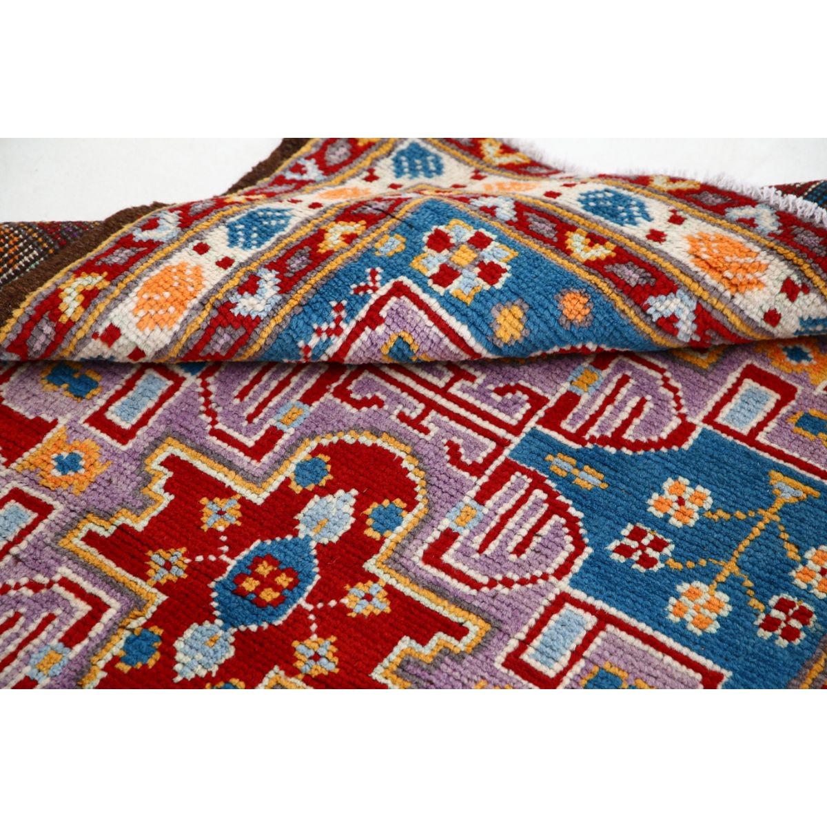 Revival 3x5 Handmade Double Knotted Washable Wool Rug - Colorful