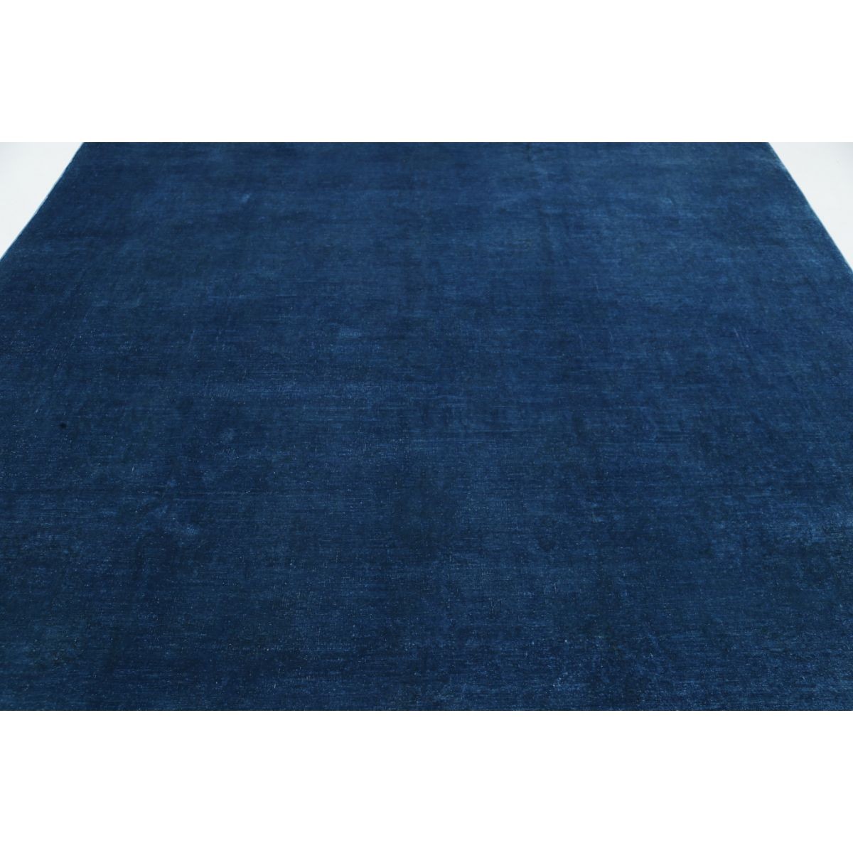 Fine 8x12 Handmade Double Knotted Washable Wool Rug - Monochormatic