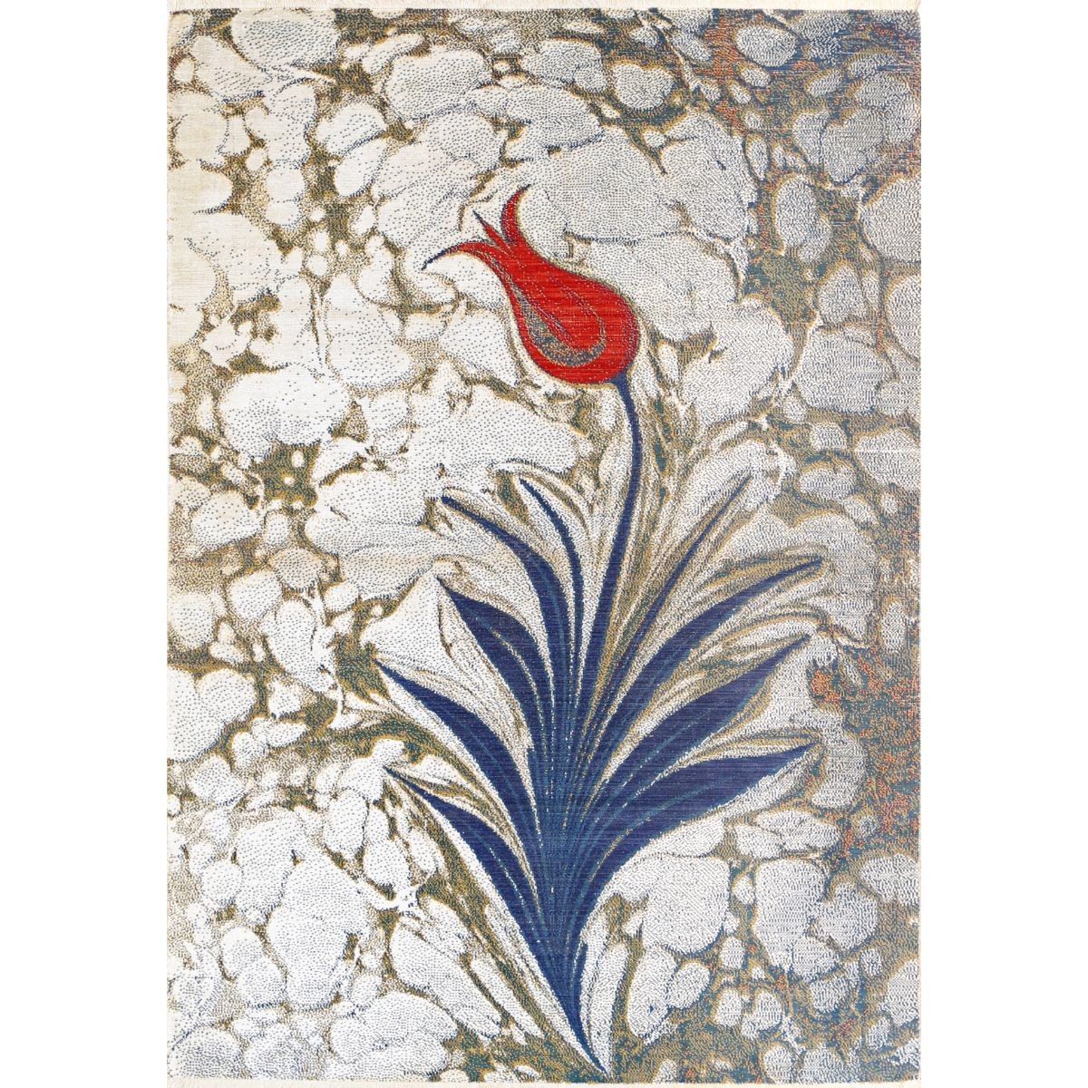 Dhanak 4x6 Machine-Made Washable Wool Rug - Colorful