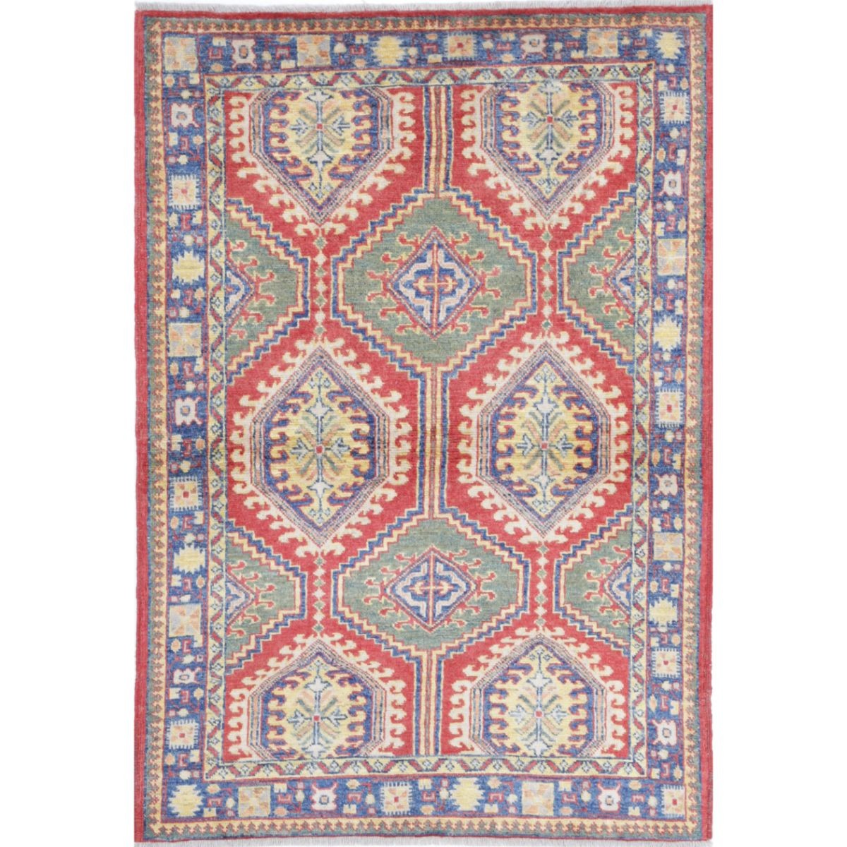 Revival 3x5 Handmade Double Knotted Washable Wool Rug - Colorful