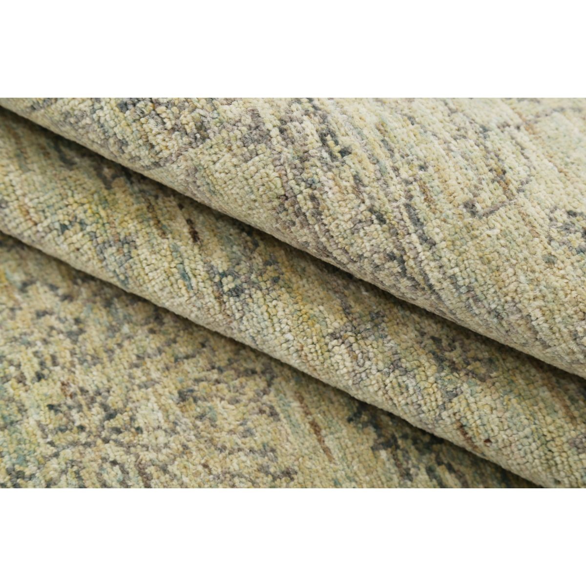 Serenity 6x8 Handmade Double Knotted Washable Wool Rug - Soft Hues