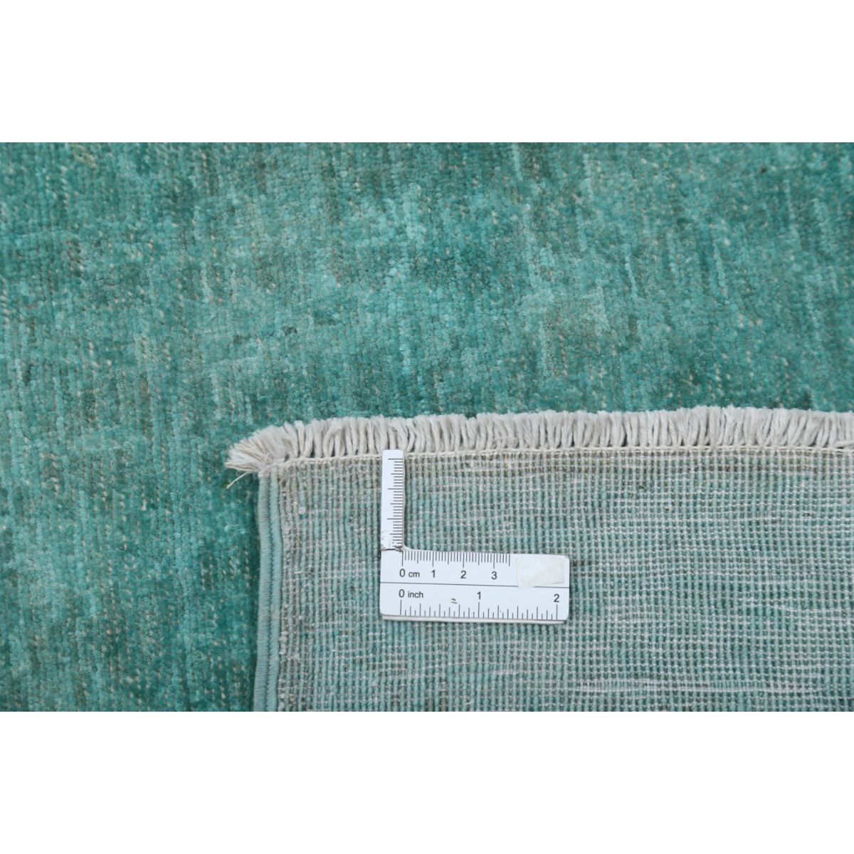 Fine 6x8 Handmade Double Knotted Washable Wool Rug - Monochormatic