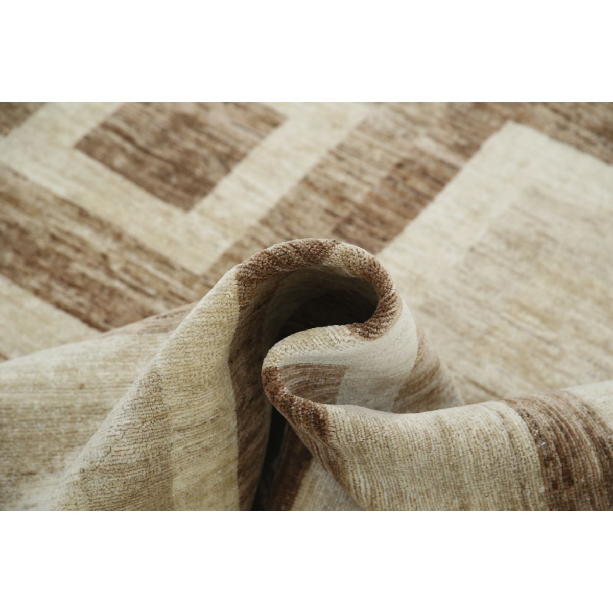 Modcar 6x8 Handmade Double Knotted Washable Wool Rug - Colorful