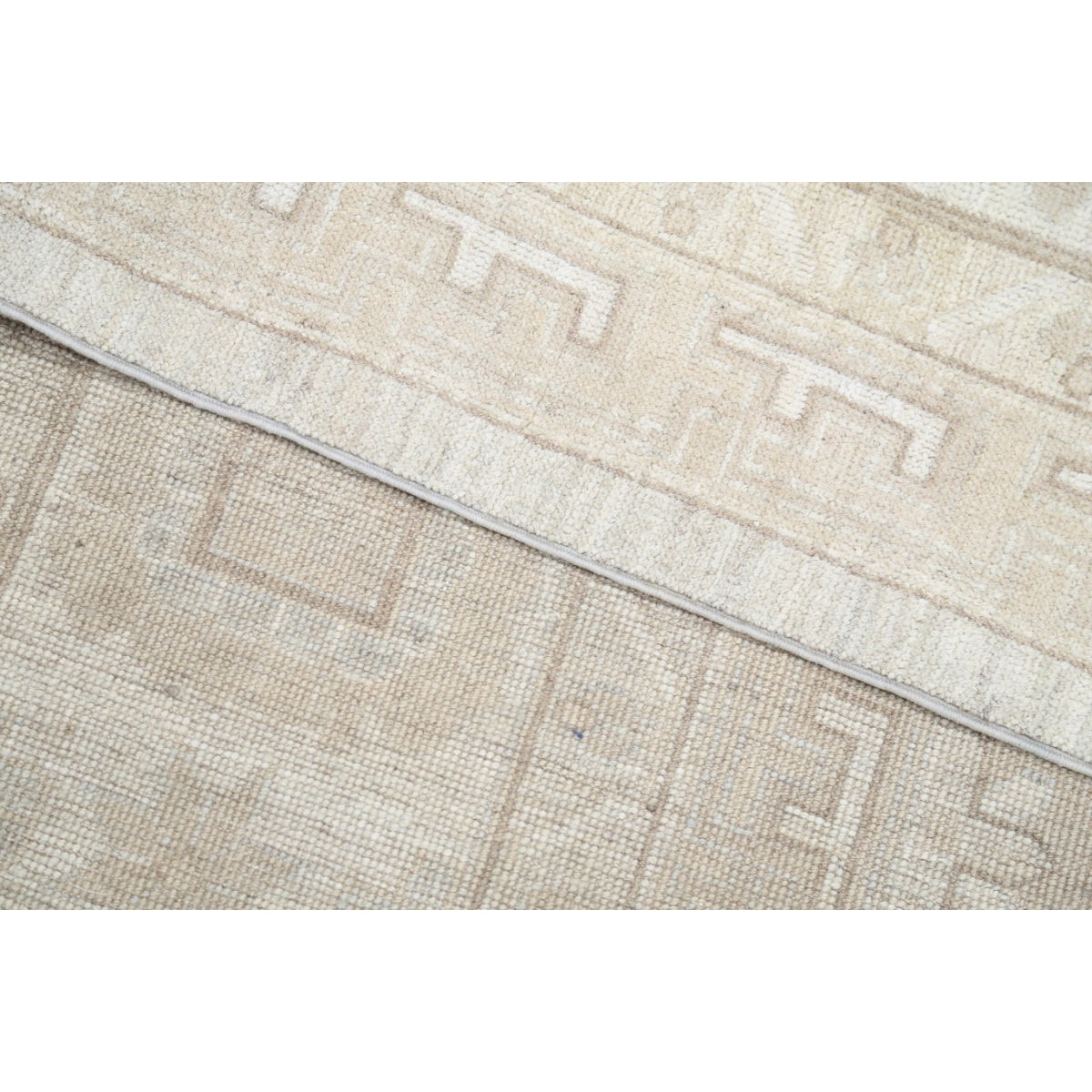 Khotan 13x18 Handmade Double Knotted Washable Wool Rug - Soft Hues