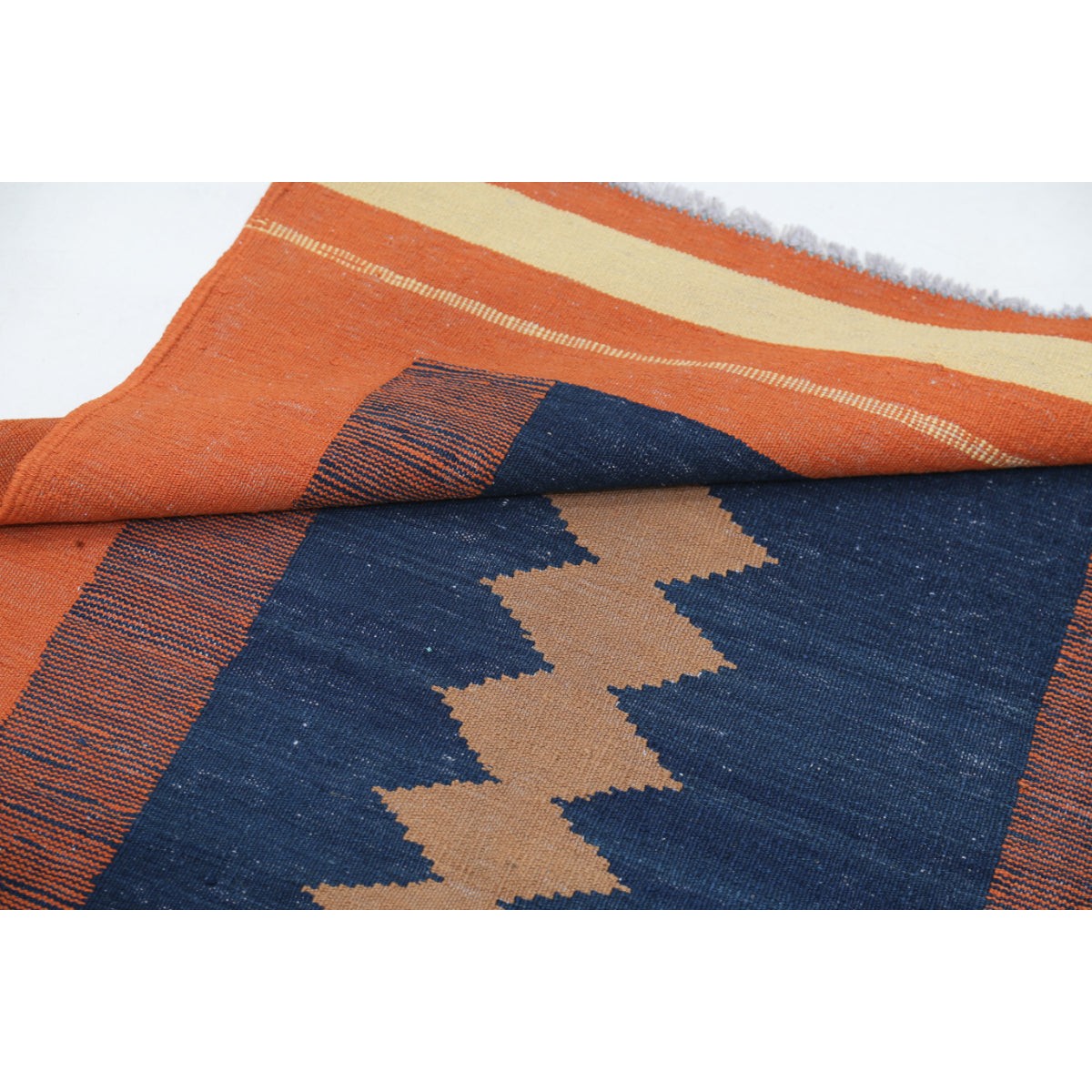 Kafkaas 3x5 Hand Woven Washable Wool Rug - Colorful