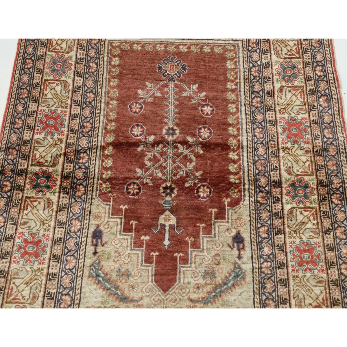 Kayseri 3x4 Handmade Double Knotted Washable Silk Rug - Colorful