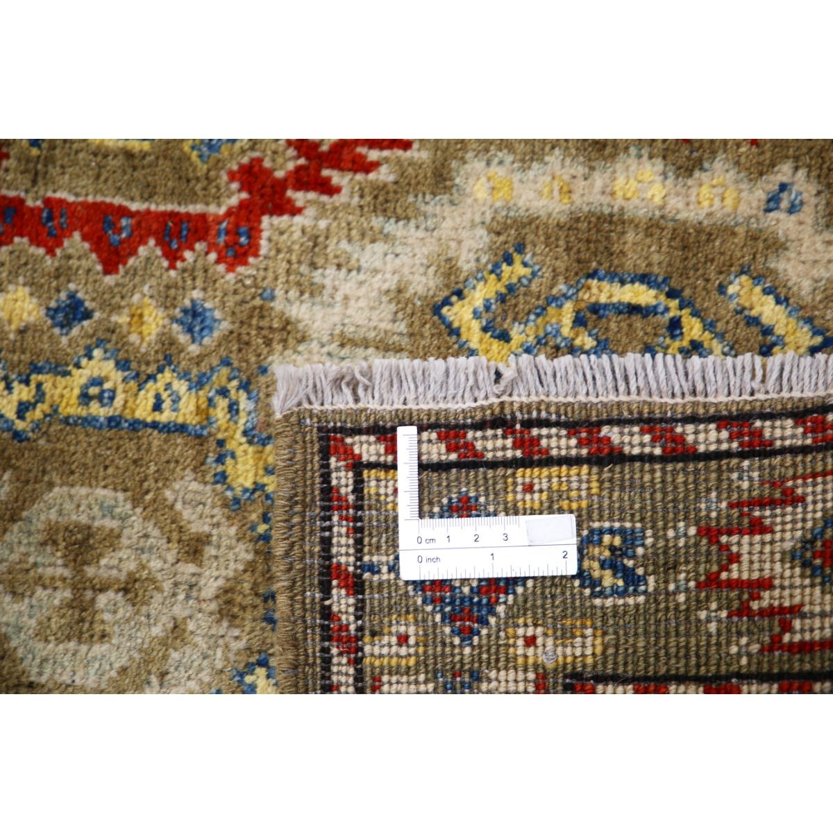 Revival 2x3 Handmade Double Knotted Washable Wool Rug - Colorful
