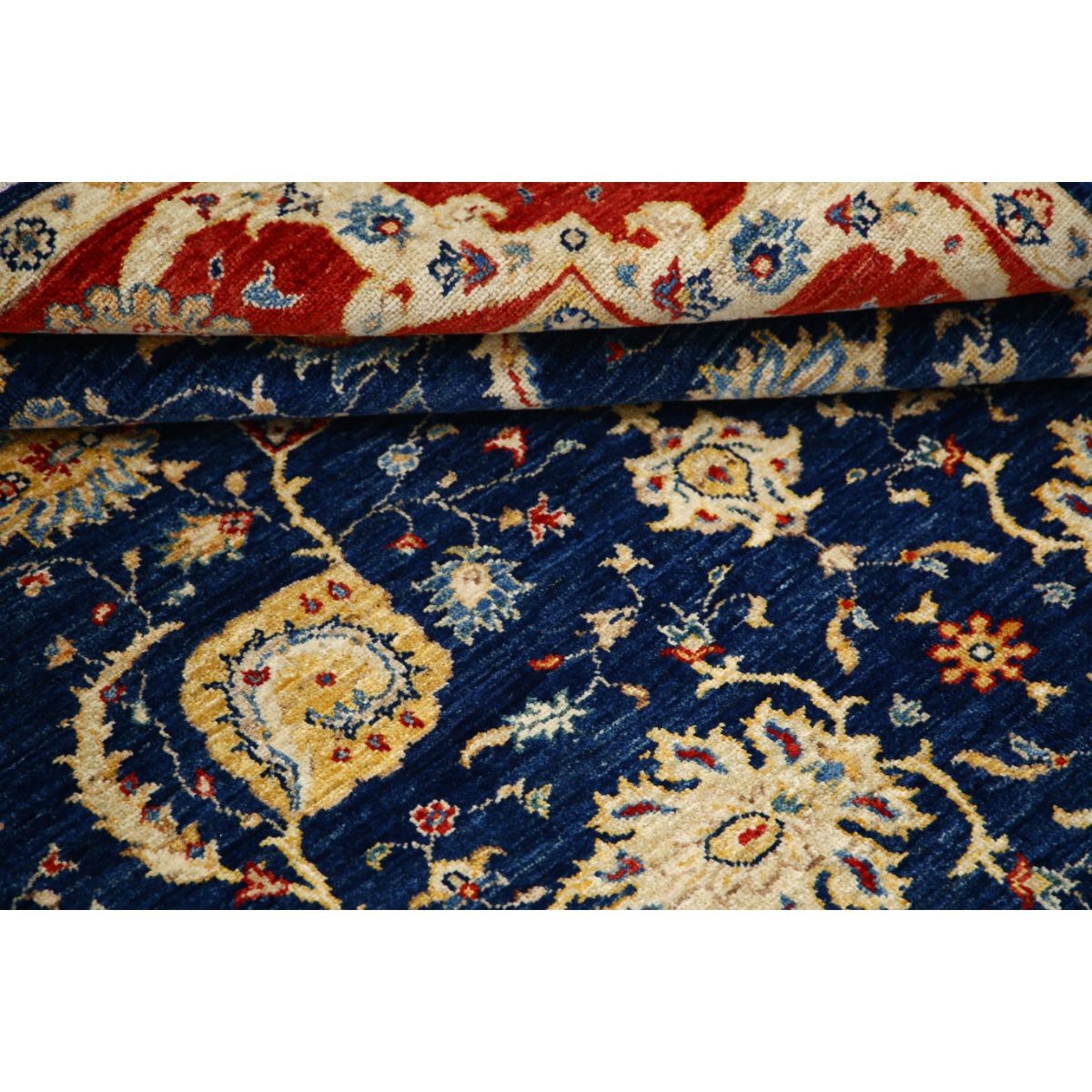 Ziegler 6x8 Handmade Double Knotted Washable Wool Rug - Colorful