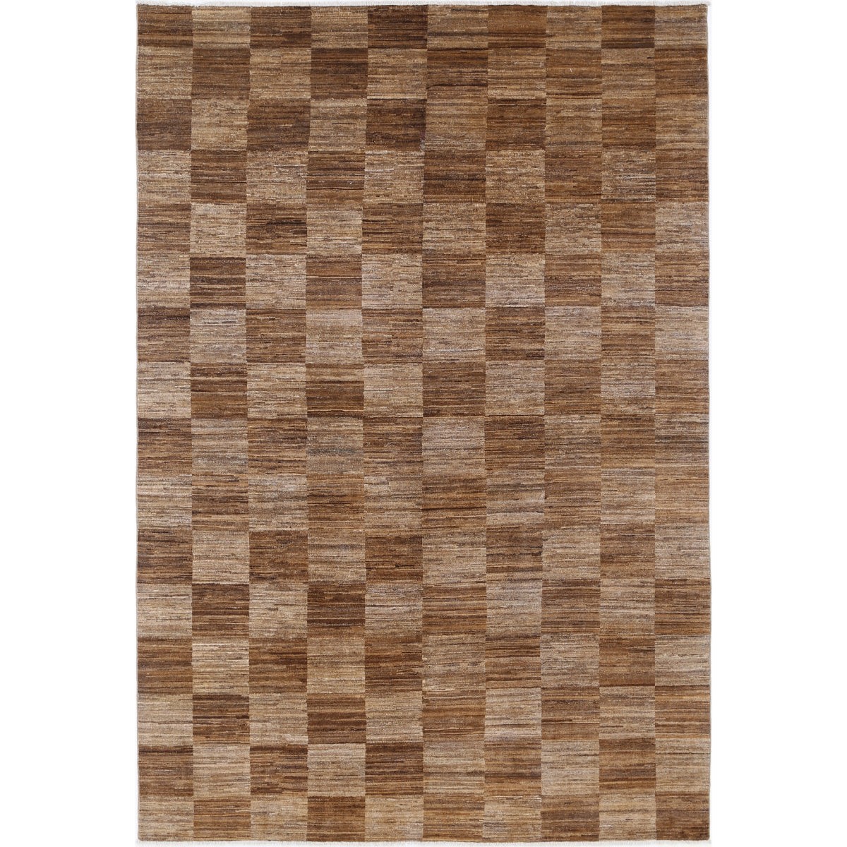 Modcar 6x10 Handmade Double Knotted Washable Wool Rug - Colorful
