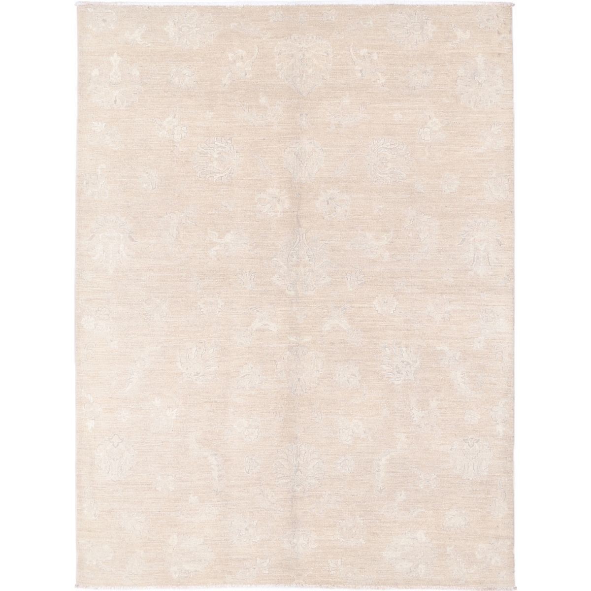 Artemix 6x8 Handmade Double Knotted Washable Wool Rug - Soft Hues