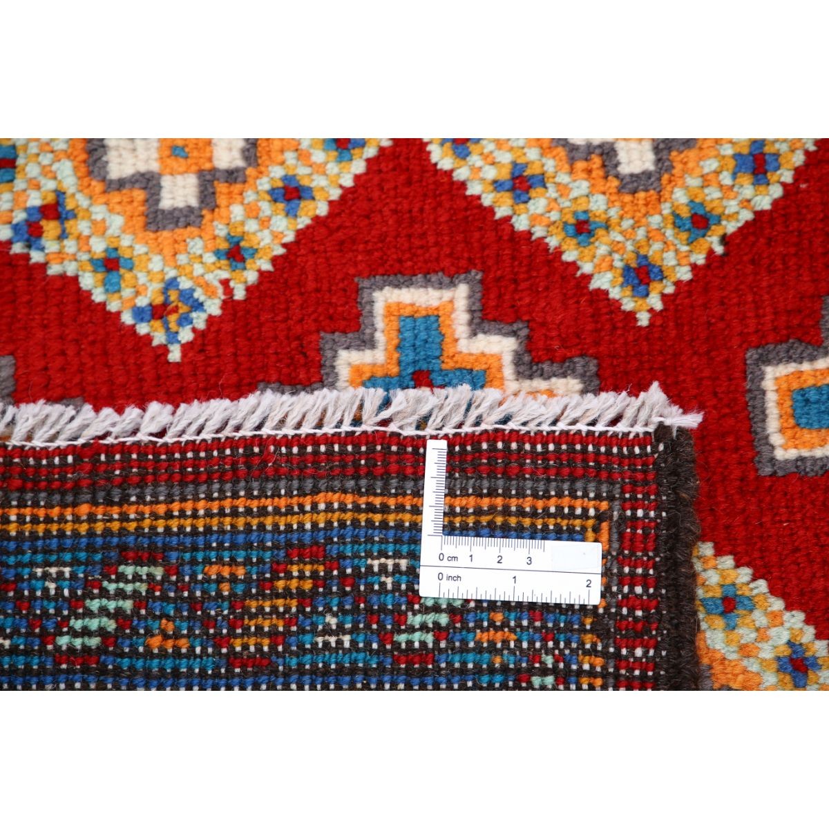Revival 5x6 Handmade Double Knotted Washable Wool Rug - Colorful