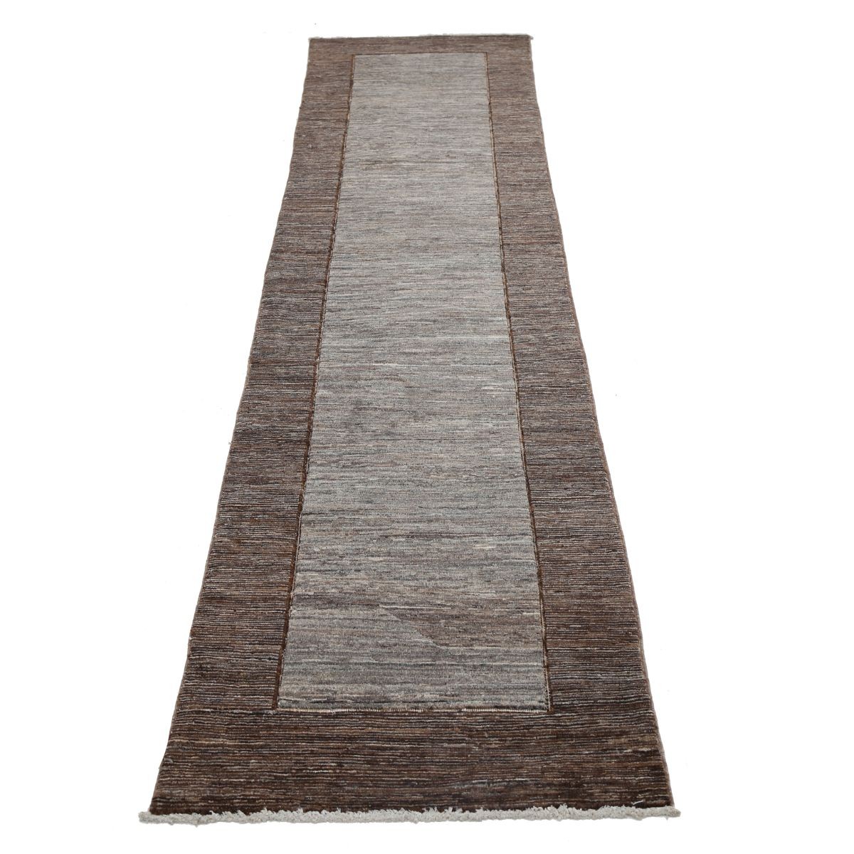 Modcar 2x11 Handmade Double Knotted Washable Wool Runner - Colorful