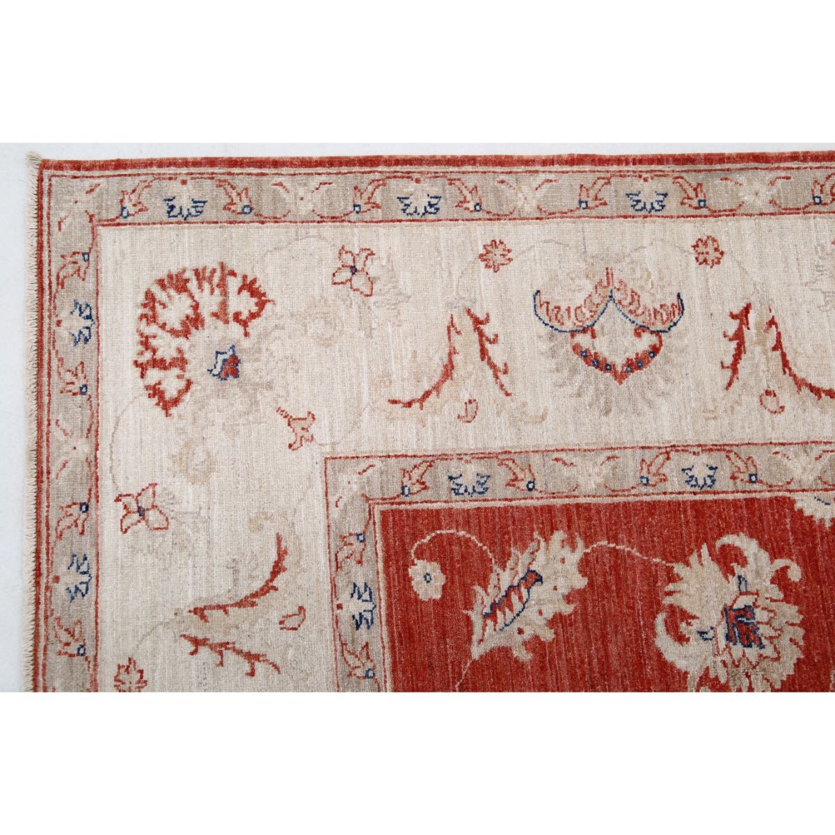 Ziegler 8x9 Handmade Double Knotted Washable Wool Rug - Colorful