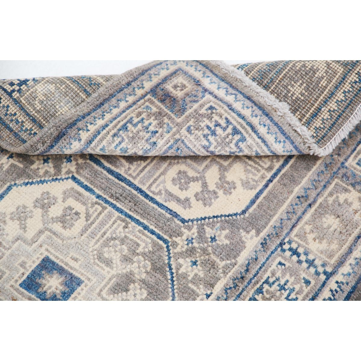 Revival 2x3 Handmade Double Knotted Washable Wool Rug - Colorful