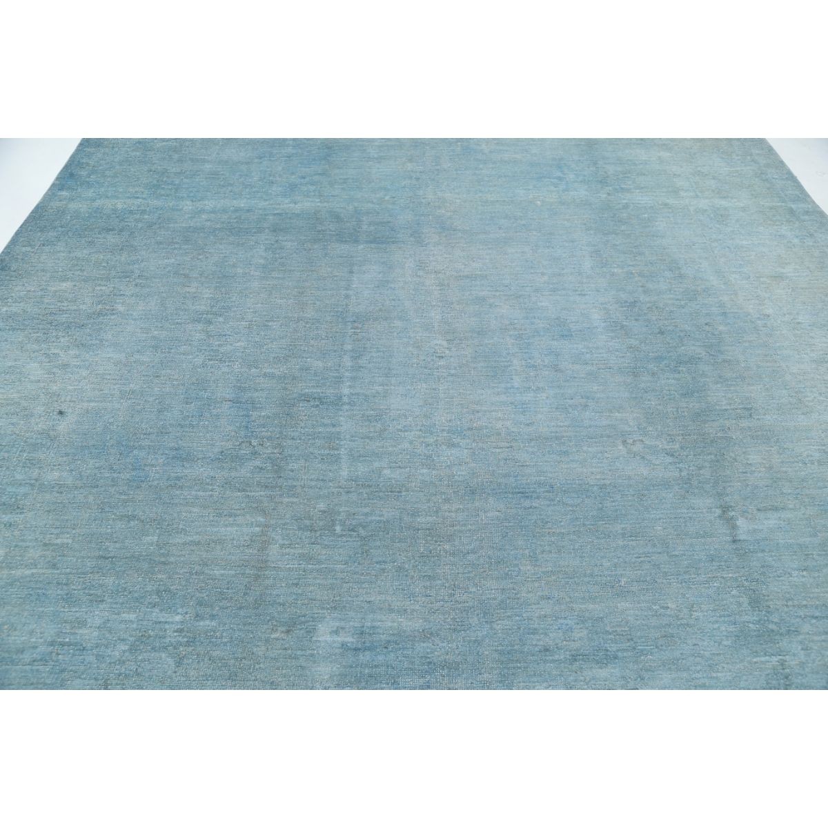 Overdye 10x13 Handmade Double Knotted Washable Wool Rug - Monochormatic