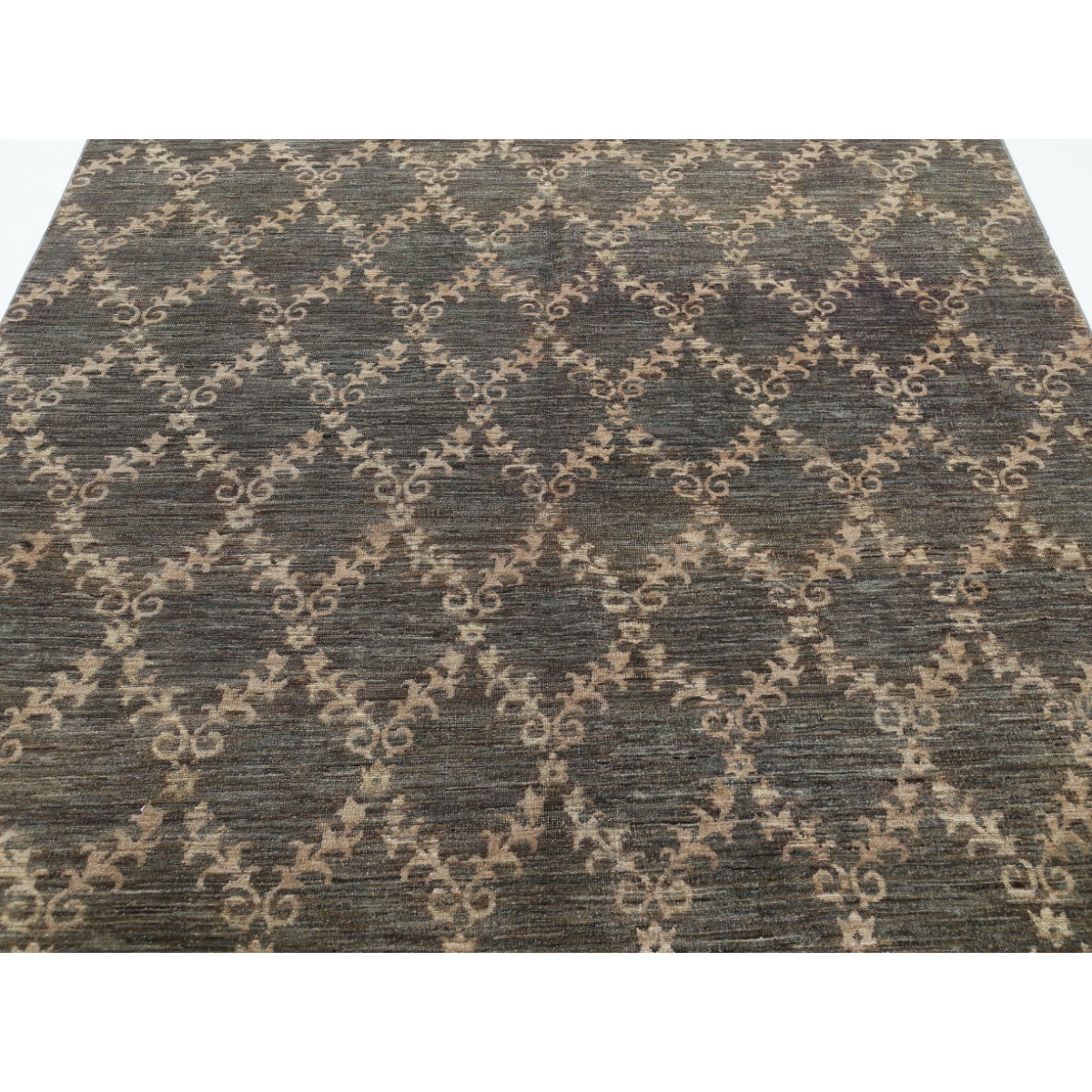 Modcar 7x8 Handmade Double Knotted Washable Wool Rug - Colorful