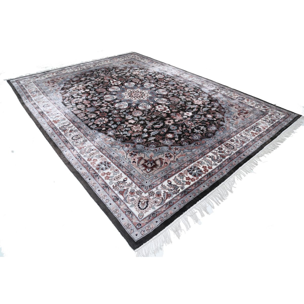 Legacy 9x12 Handmade Double Knotted Washable Art Silk Rug - Colorful