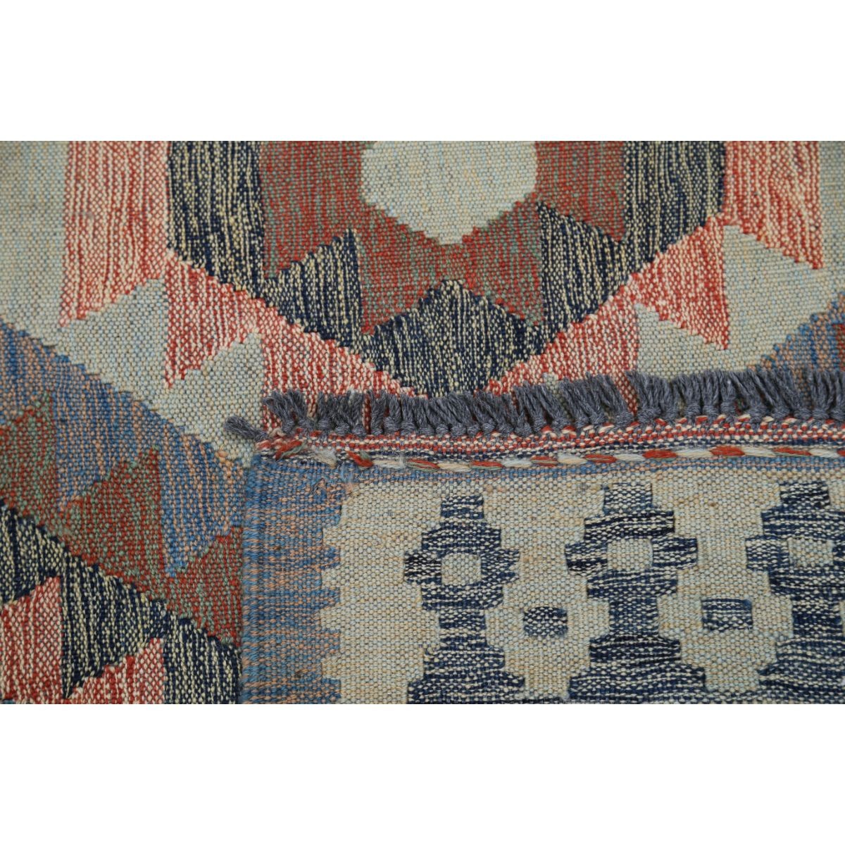 Kafkaas 5x7 Hand Woven Washable Wool Rug - Colorful