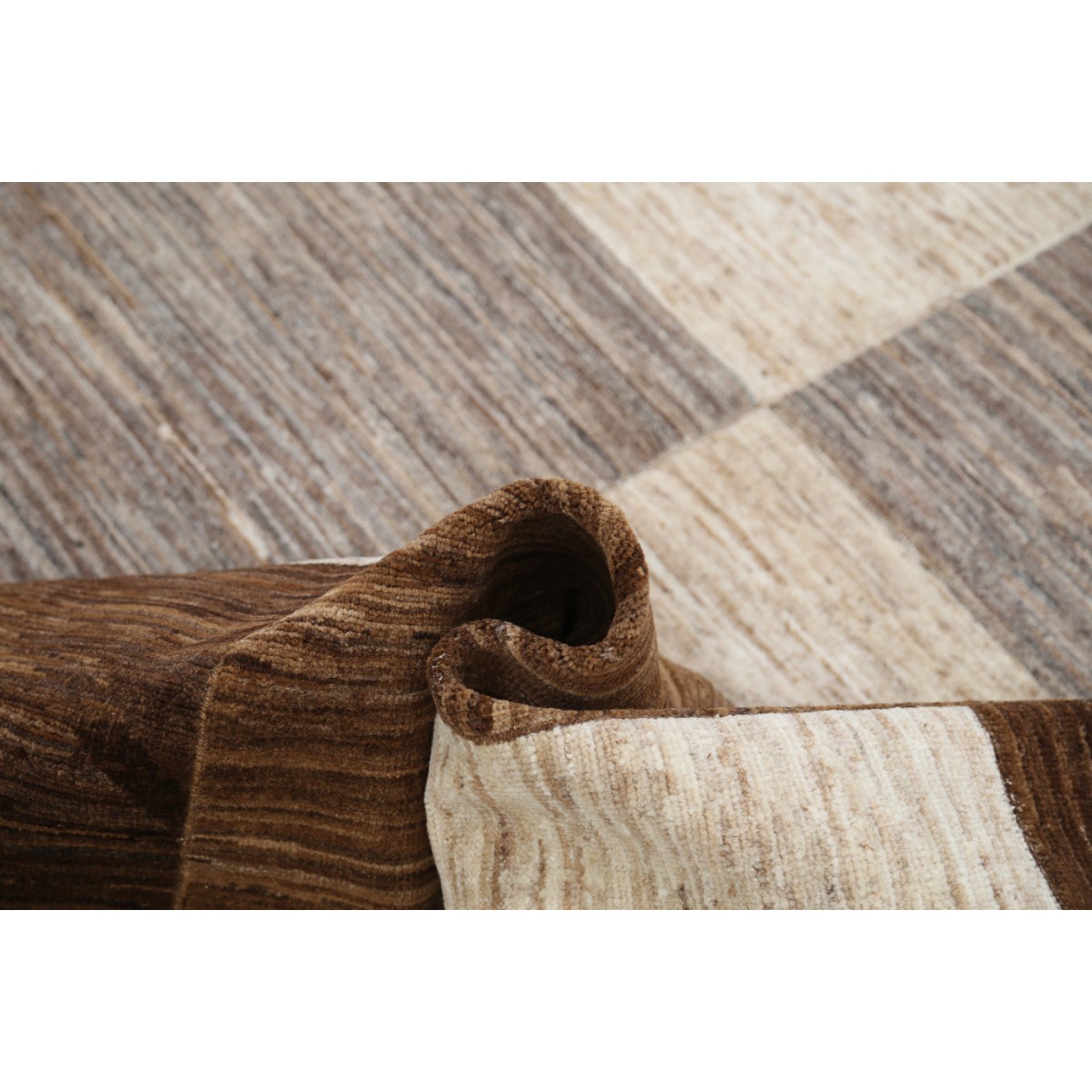Modcar 7x10 Handmade Double Knotted Washable Wool Rug - Colorful