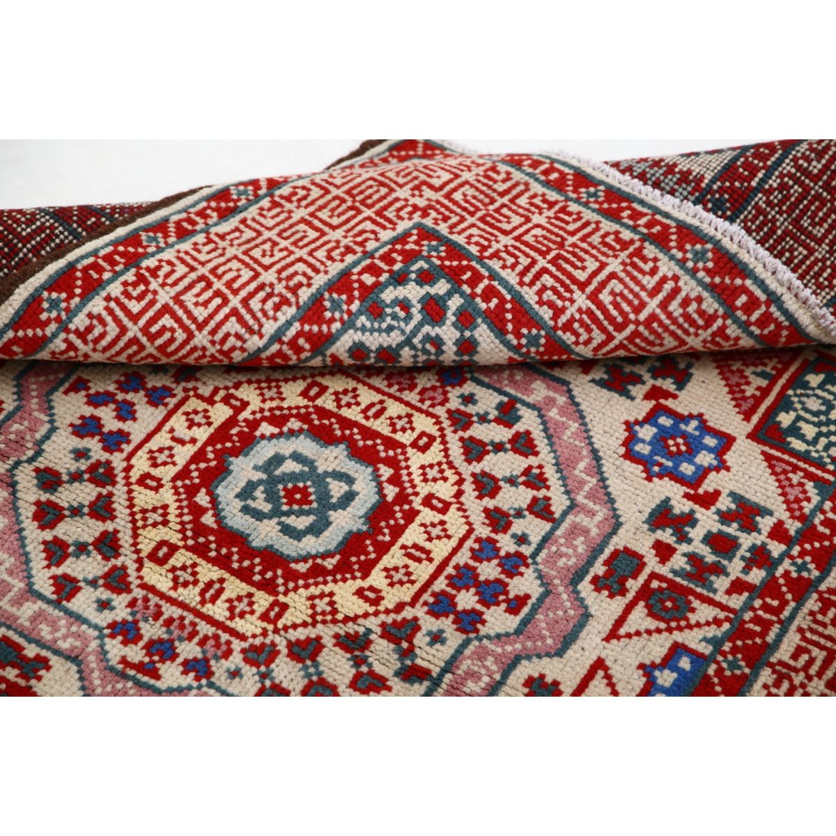 Revival 3x5 Handmade Double Knotted Washable Wool Rug - Colorful