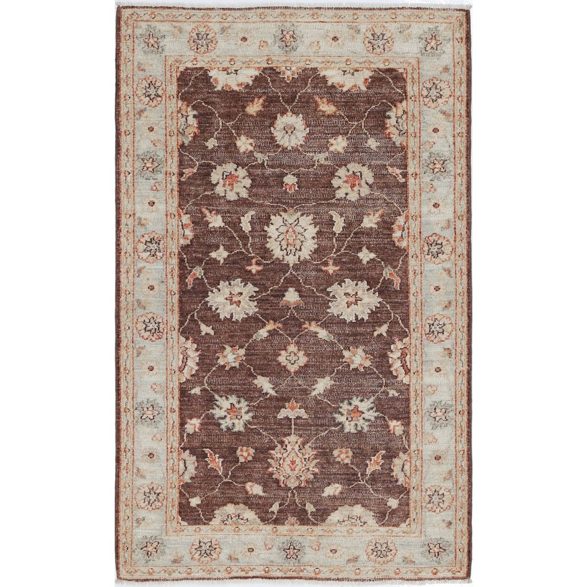 Ziegler 3x5 Handmade Double Knotted Washable Wool Rug - Colorful