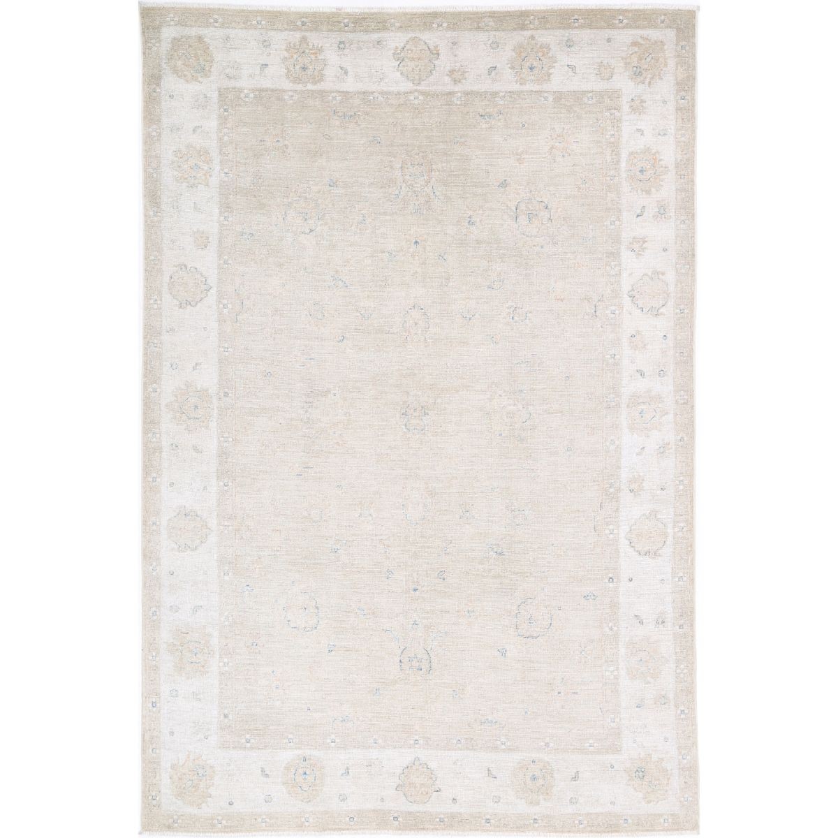 Serenity 5x8 Handmade Double Knotted Washable Wool Rug - Soft Hues