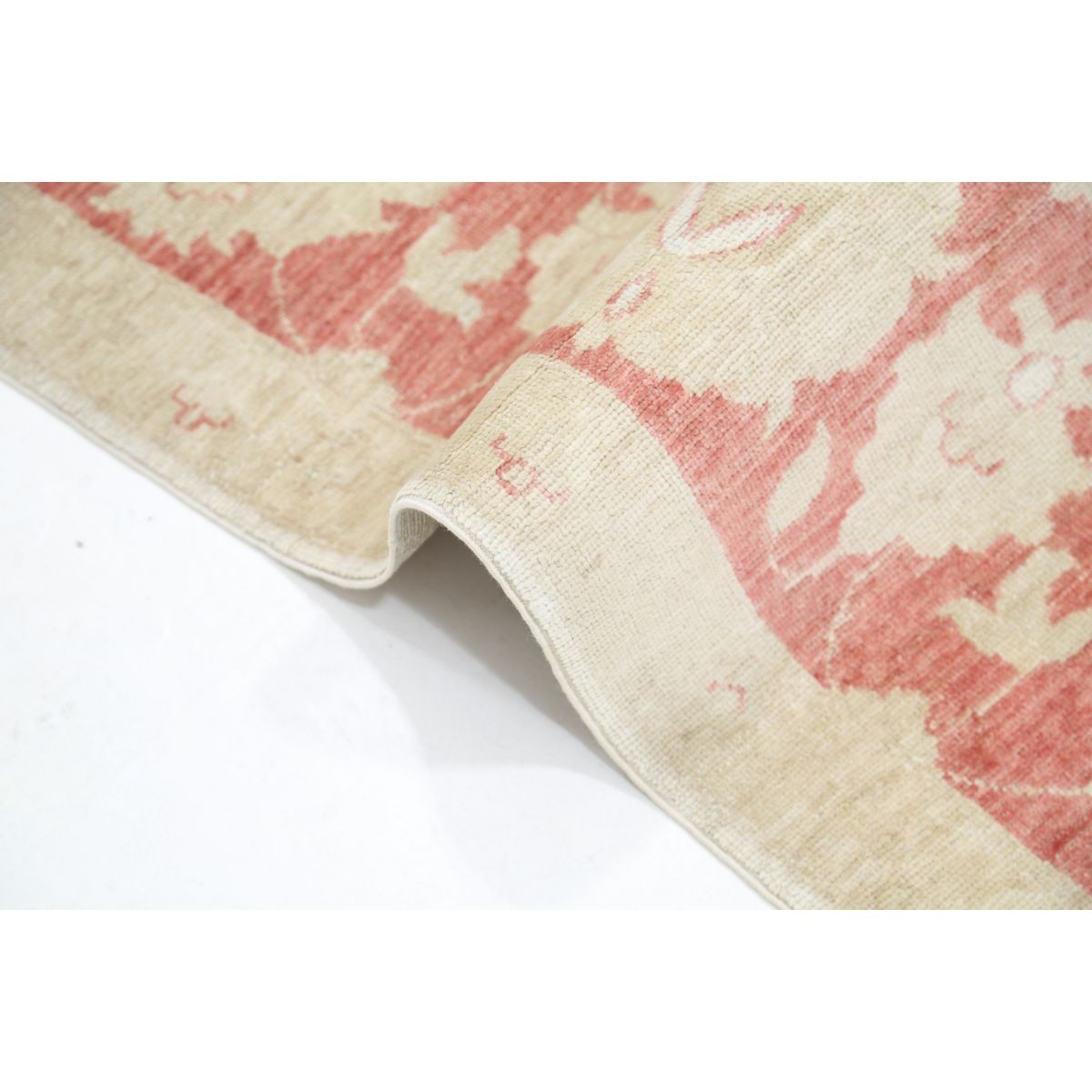 Ziegler 8x10 Handmade Double Knotted Washable Wool Rug - Soft Hues