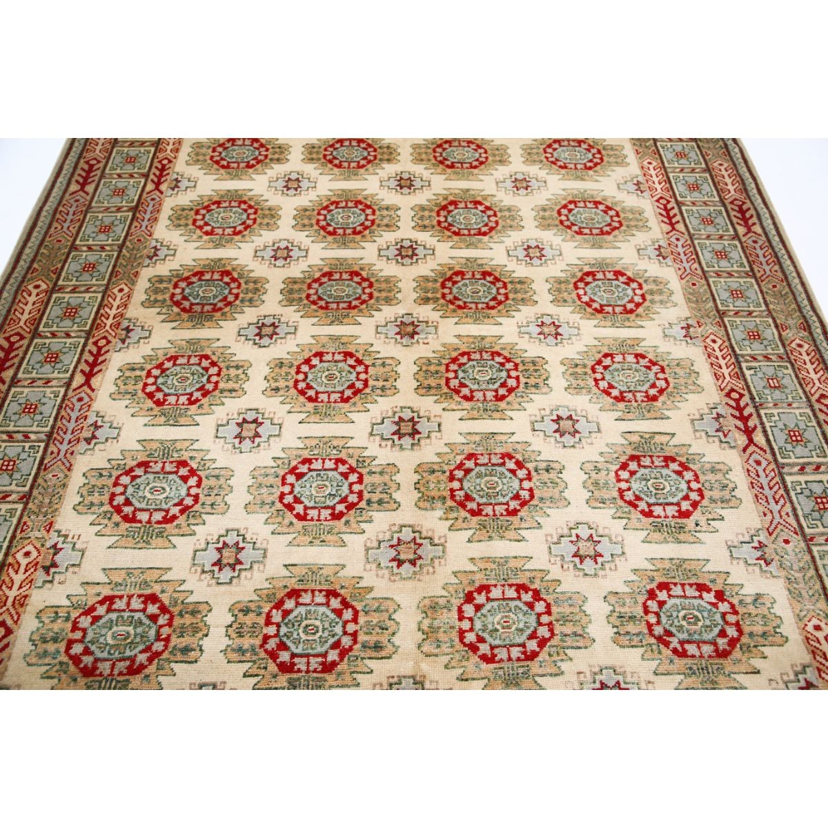 Revival 7x10 Handmade Double Knotted Washable Wool Rug - Colorful