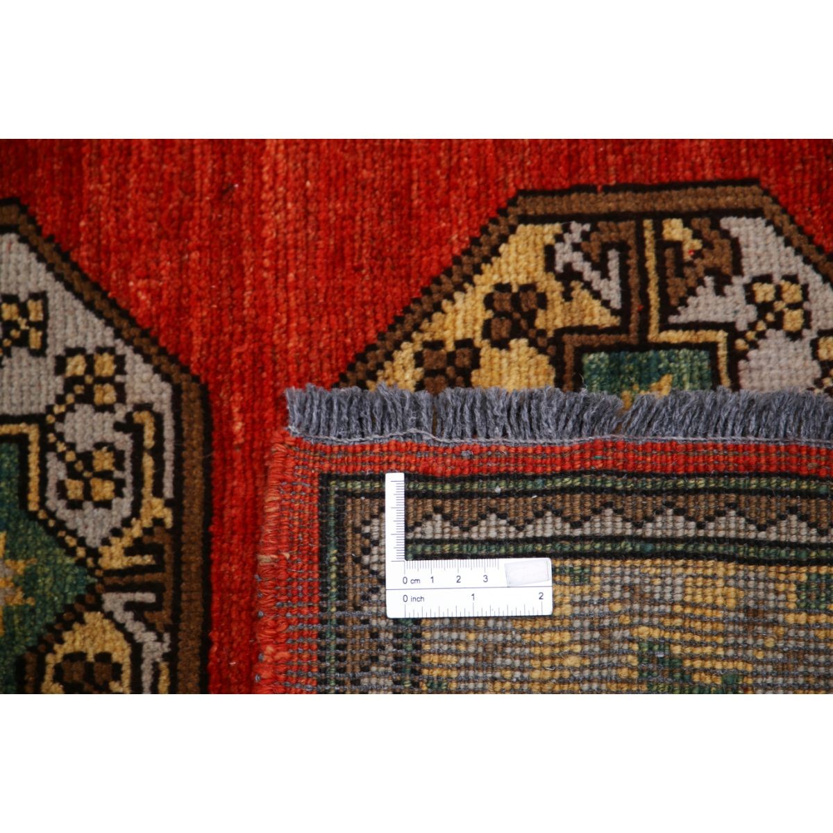 Revival 6x8 Handmade Double Knotted Washable Wool Rug - Colorful