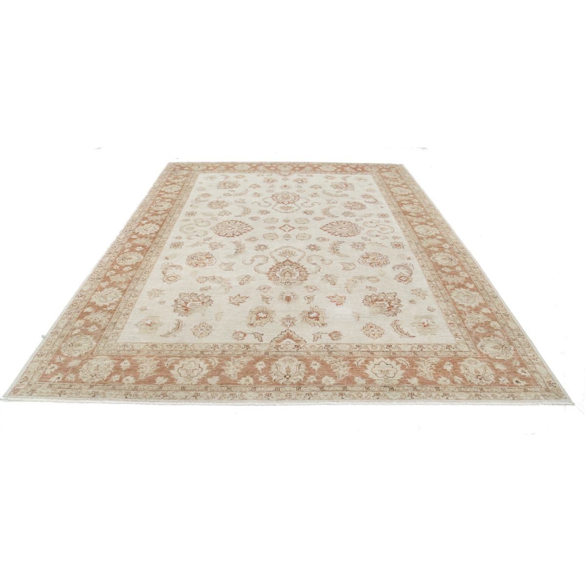 Serenity 9x11 Handmade Double Knotted Washable Wool Rug - Soft Hues