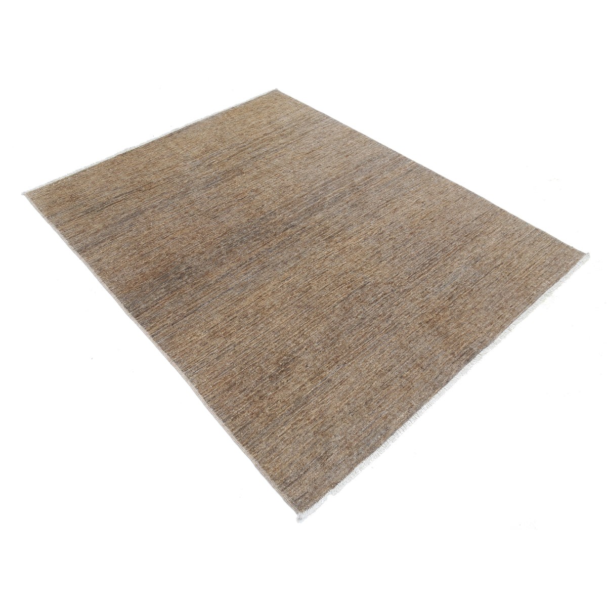 Modcar 5x6 Handmade Double Knotted Washable Wool Rug - Colorful