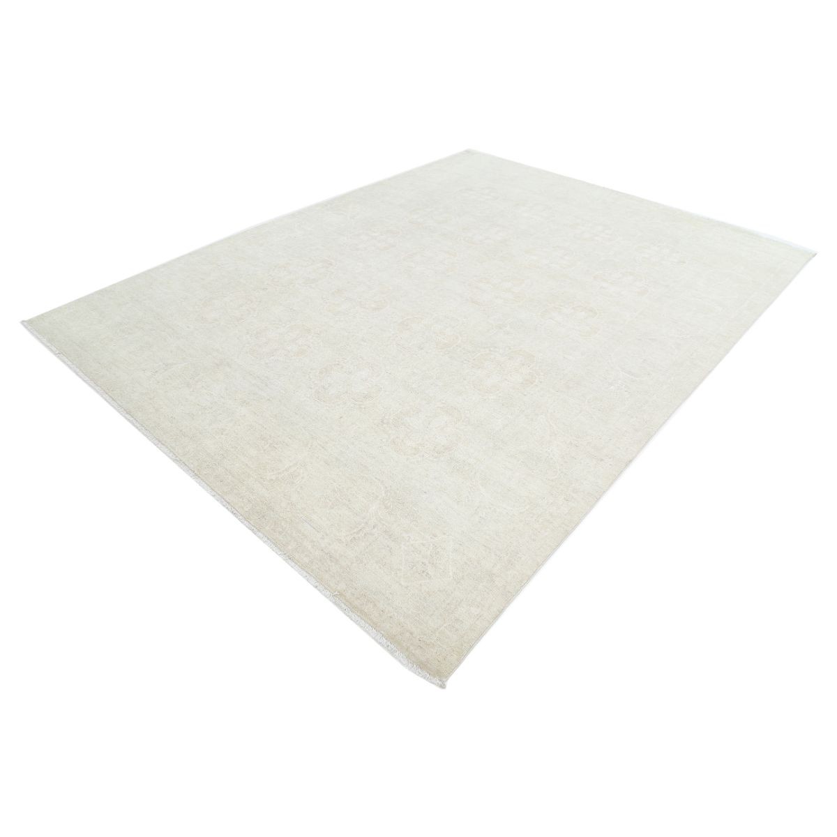 Serenity 8x10 Handmade Double Knotted Washable Wool Rug - Soft Hues
