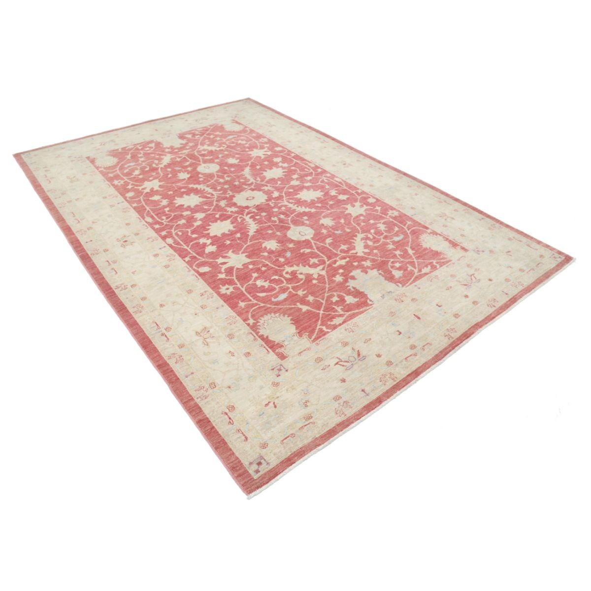 Ziegler 7x10 Handmade Double Knotted Washable Wool Rug - Soft Hues