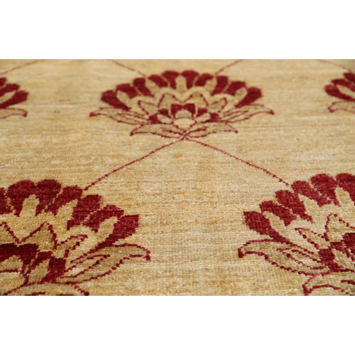 Modcar 5x6 Handmade Double Knotted Washable Wool Rug - Colorful