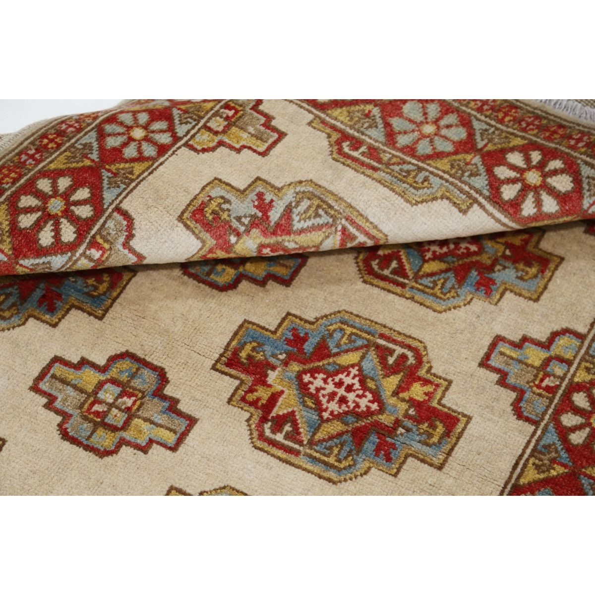 Revival 3x5 Handmade Double Knotted Washable Wool Rug - Colorful