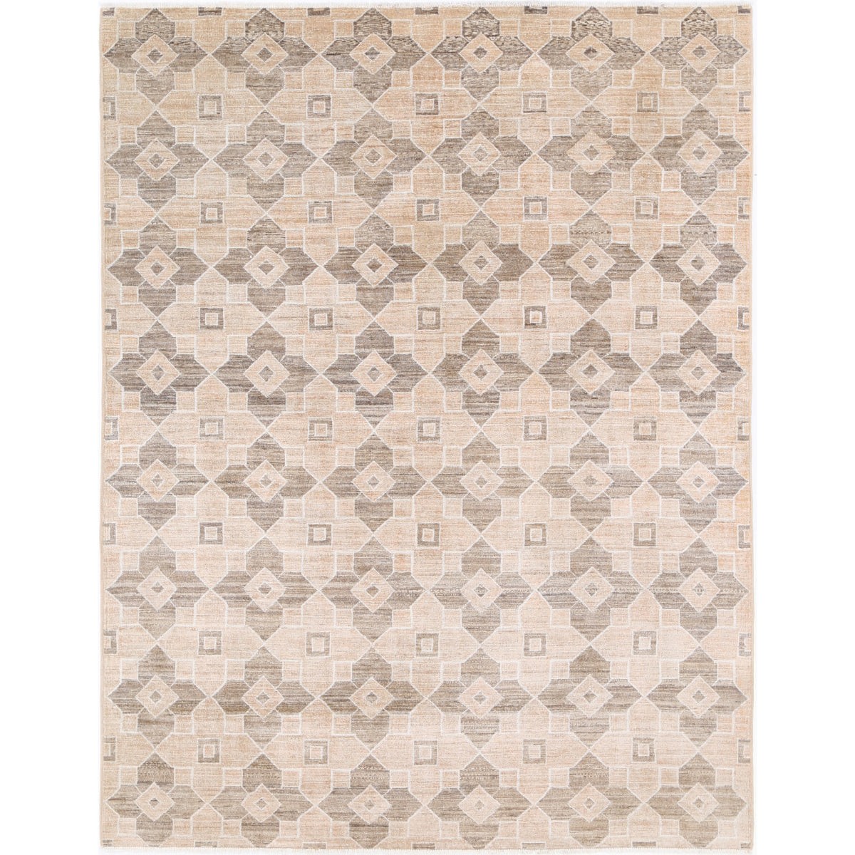Modcar 6x8 Handmade Double Knotted Washable Wool Rug - Colorful