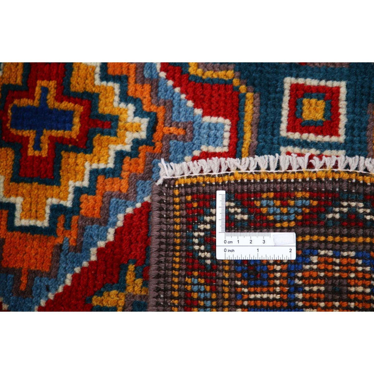 Revival 3x5 Handmade Double Knotted Washable Wool Rug - Colorful