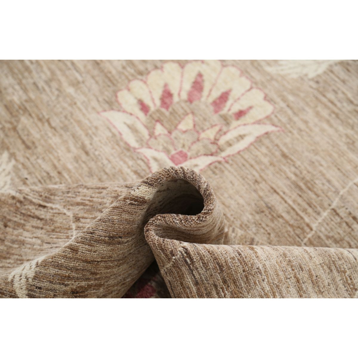 Modcar 12x17 Handmade Double Knotted Washable Wool Rug - Colorful