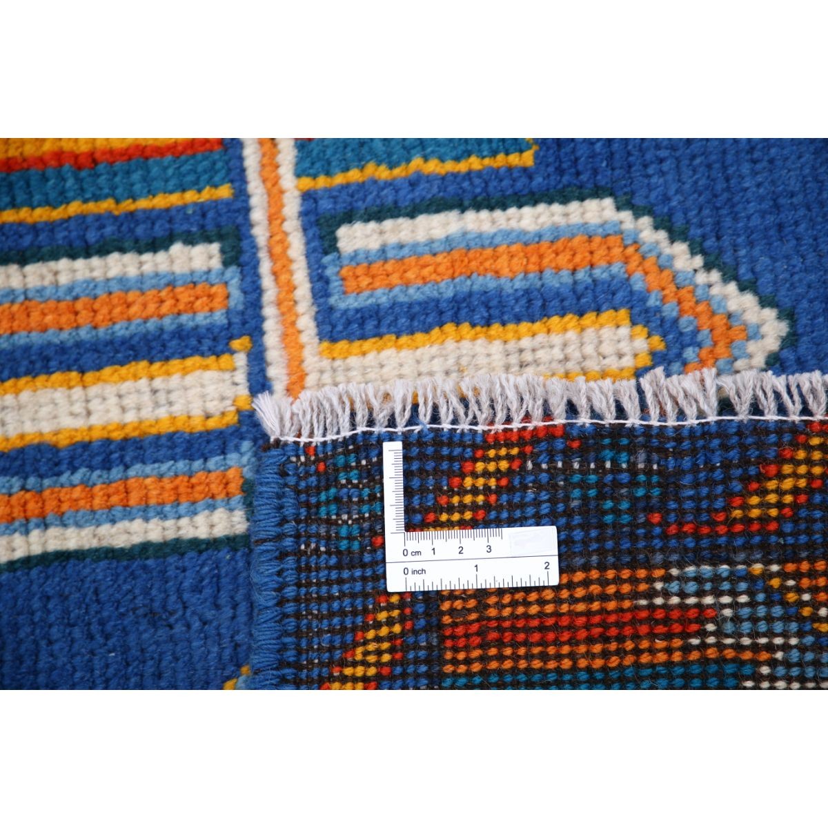 Revival 5x7 Handmade Double Knotted Washable Wool Rug - Colorful