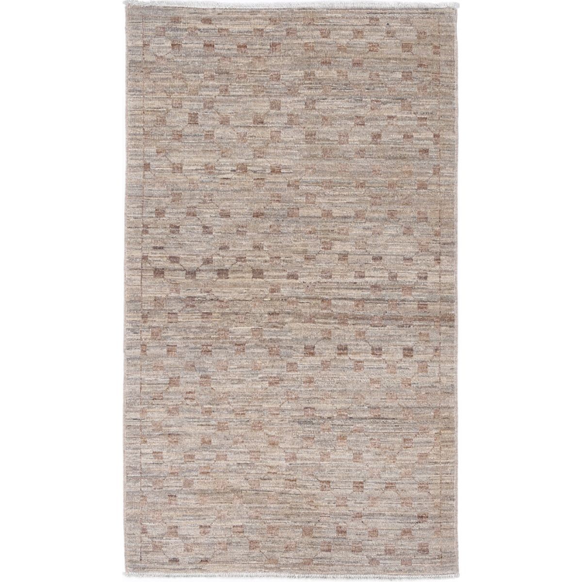 Modcar 3x5 Handmade Double Knotted Washable Wool Rug - Colorful