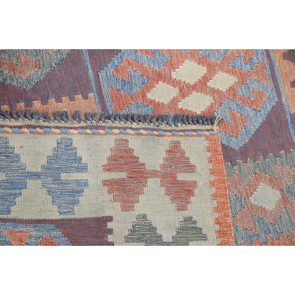 Kafkaas 5x7 Hand Woven Washable Wool Rug - Colorful