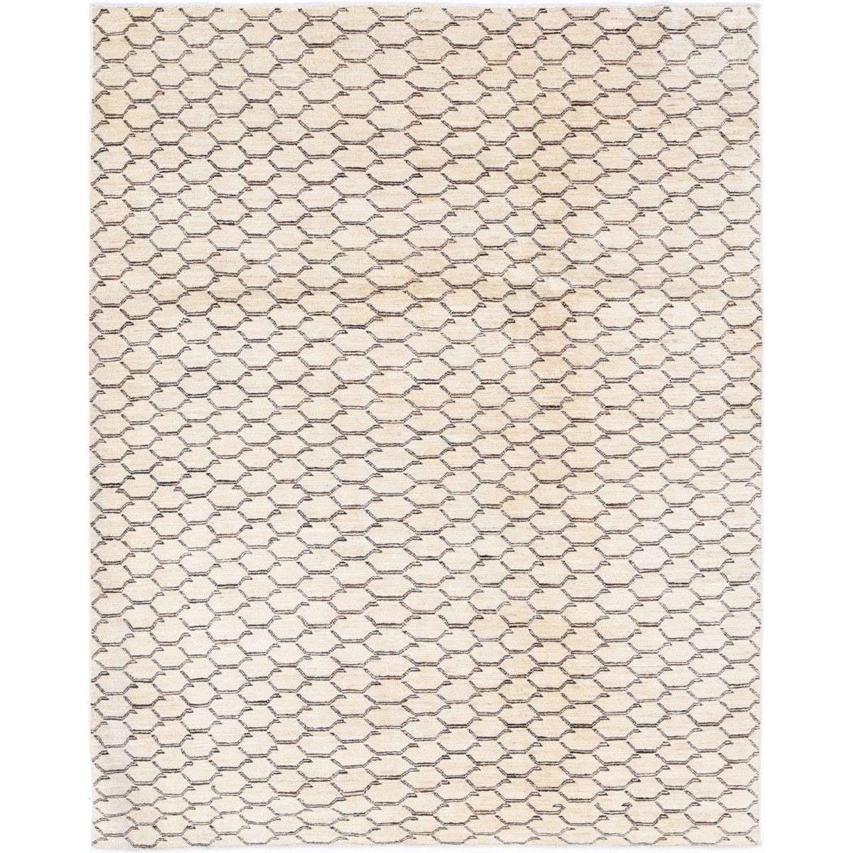 Modcar 5x6 Handmade Double Knotted Washable Wool Rug - Colorful