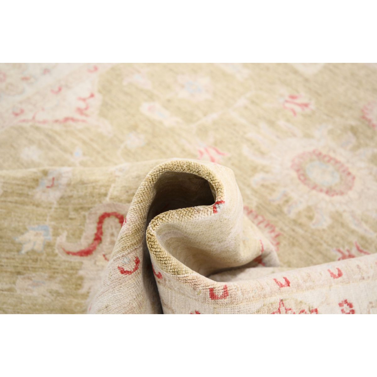 Serenity 5x8 Handmade Double Knotted Washable Wool Rug - Soft Hues