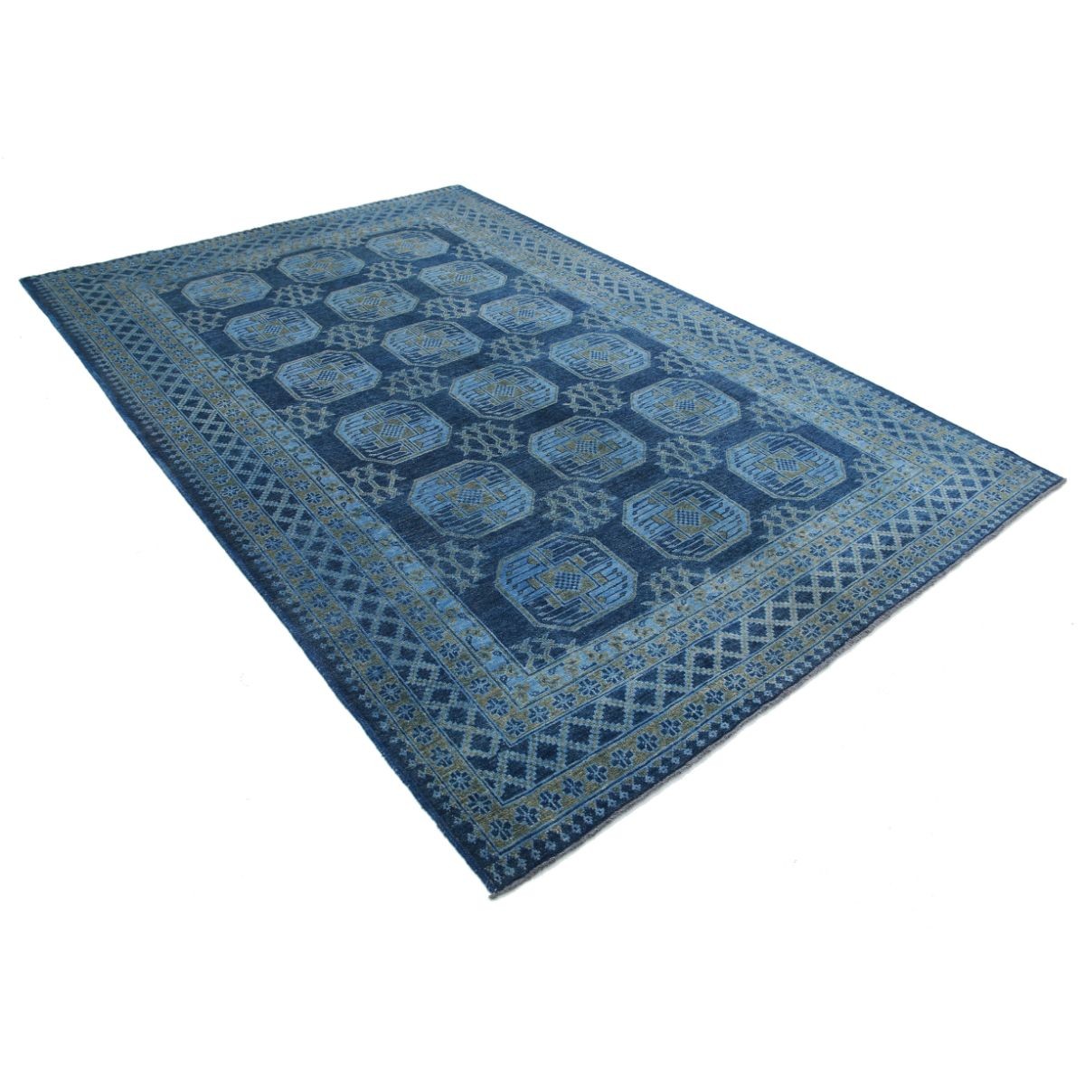 Revival 7x10 Handmade Double Knotted Washable Wool Rug - Colorful