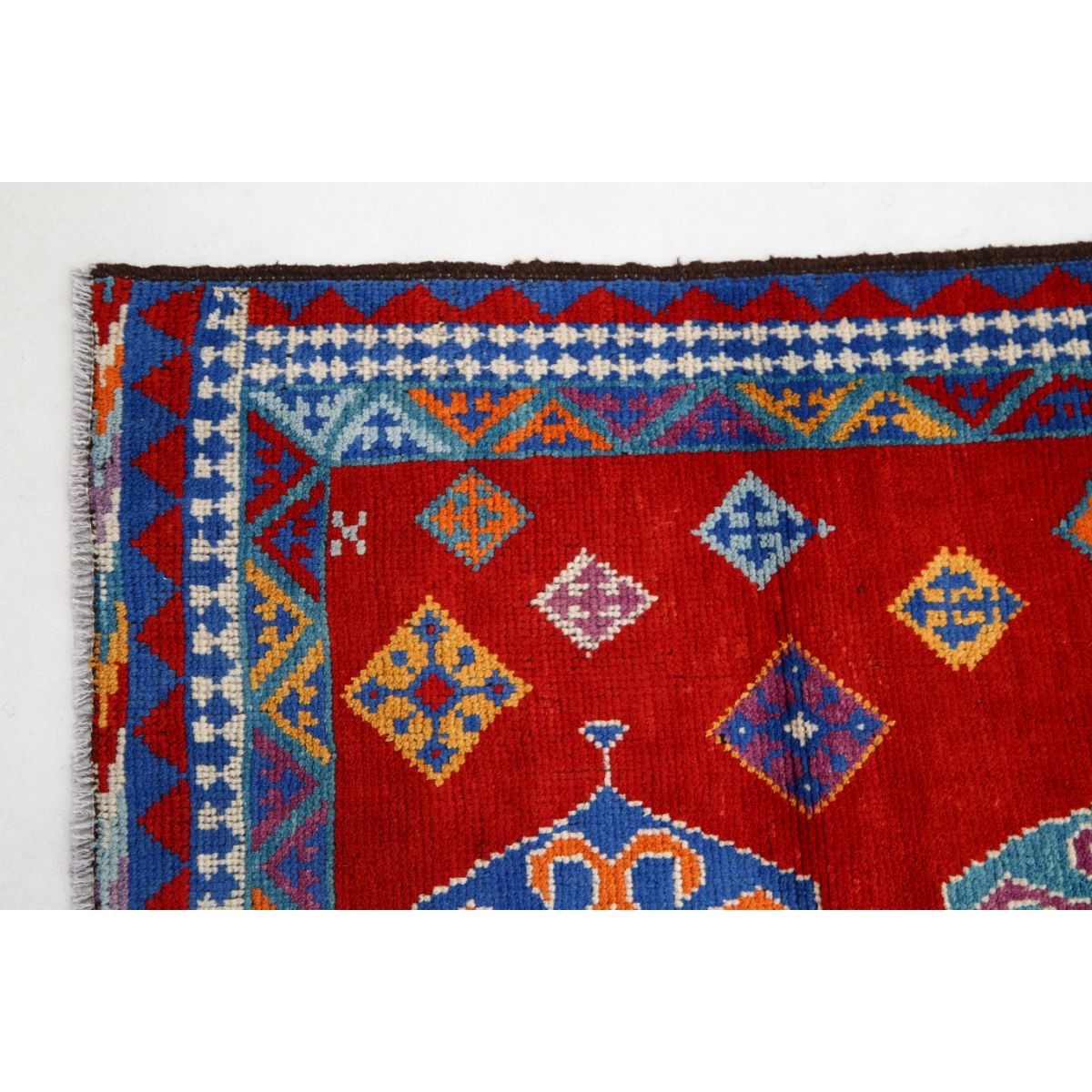 Revival 3x5 Handmade Double Knotted Washable Wool Rug - Colorful