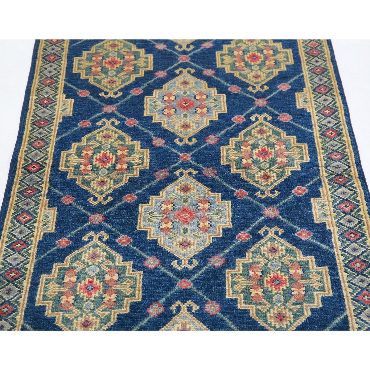 Revival 3x5 Handmade Double Knotted Washable Wool Rug - Colorful