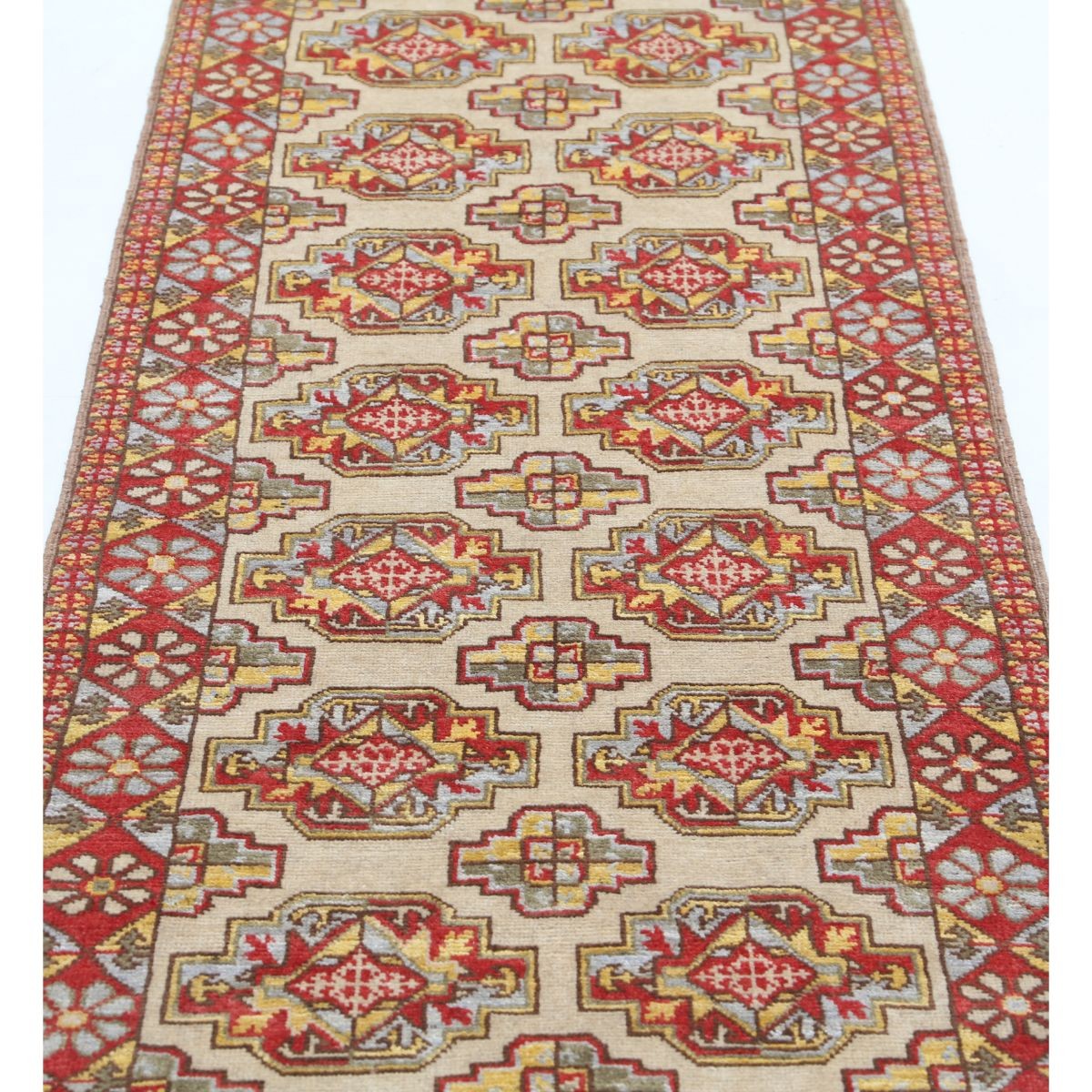 Revival 3x10 Handmade Double Knotted Washable Wool Runner - Colorful