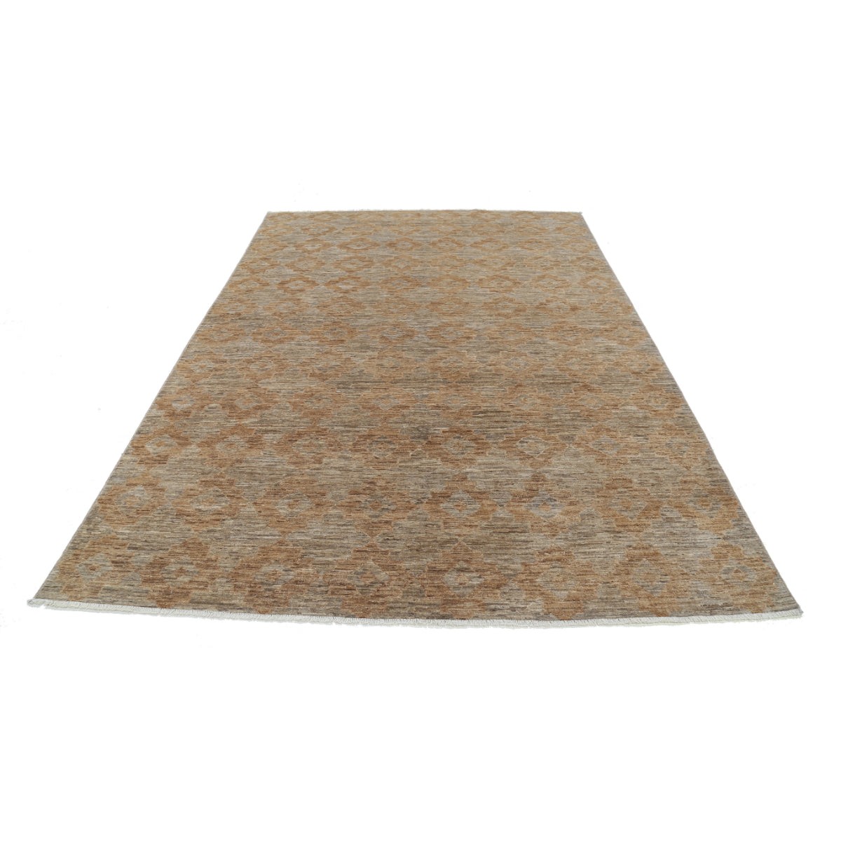 Modcar 7x9 Handmade Double Knotted Washable Wool Rug - Colorful