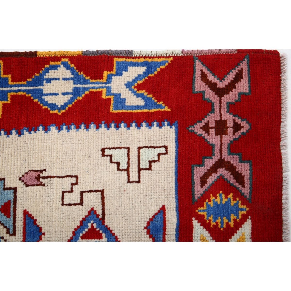 Revival 3x5 Handmade Double Knotted Washable Wool Rug - Colorful